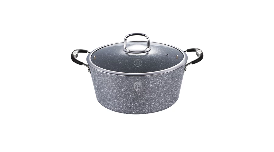 Berlinger Haus Stone Touch magas l�bas k� hat�s� m�rv�ny bevonattal, szilikon fog�kkal, fed�vel